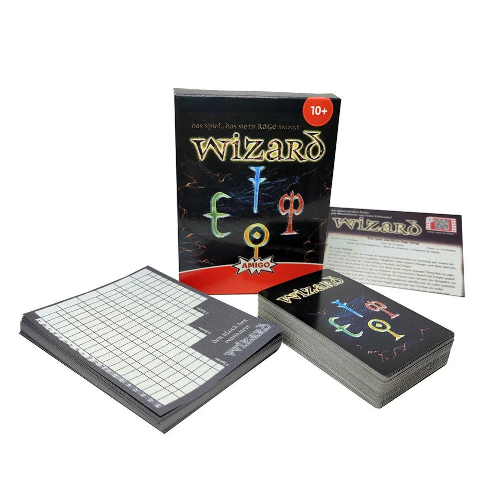 High Quality Wizard Cardgame French Greek Italian Manuals In Bulgarian English Lithuanian German PDF Instructions Board Games