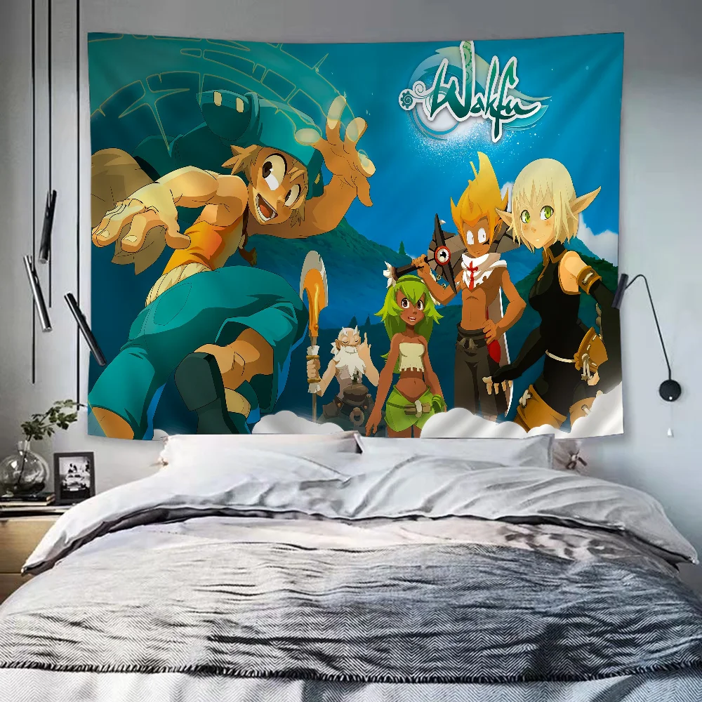 حصيرة أرضية نسيج WAKFU ، غرفة غسيل مانعة للإنزلاق ، سجادة شرفة ، غرفة معيشة الأطفال ، ديكور منزلي