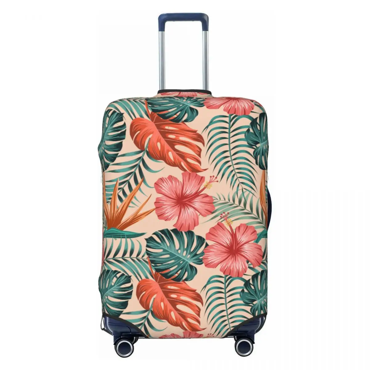 

Custom Hawaii Floral Tropical Flowers Leaves Luggage Cover Fashion Suitcase Protector Covers Suit For 18-32 inch