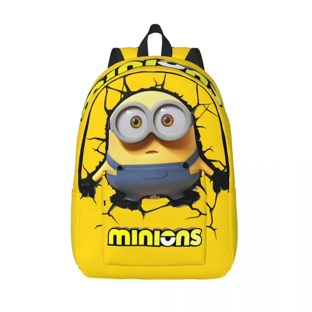 Bolsa de libros de gran capacidad para estudiantes de secundaria, bolsa de mano de película de comedia, regalo superior, viaje diario, Minions