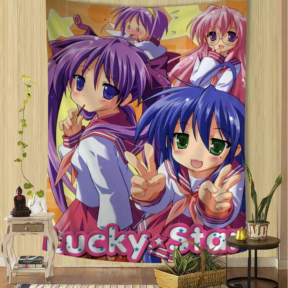 

Anime Lucky Star Kawaii Izumi Hanging Bohemian Tapestry Bohemian Wall Tapestries Mandala Kawaii Room Decor