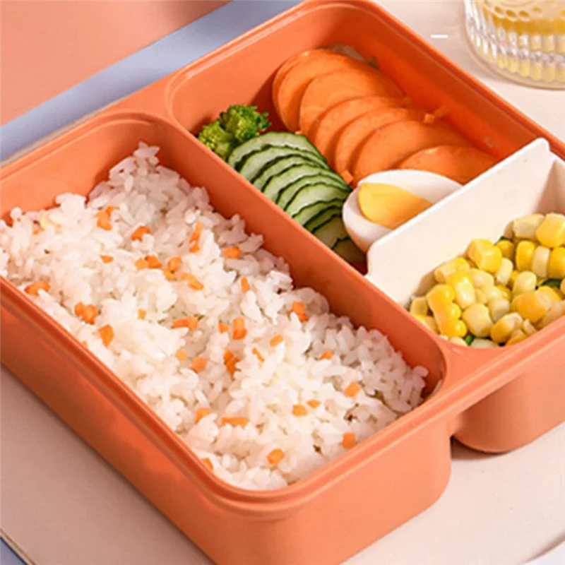 ABRS-fiambrera contenedor de alimentos separado a prueba de fugas para calefacción por microondas oficina/escuela/senderismo Bento Box