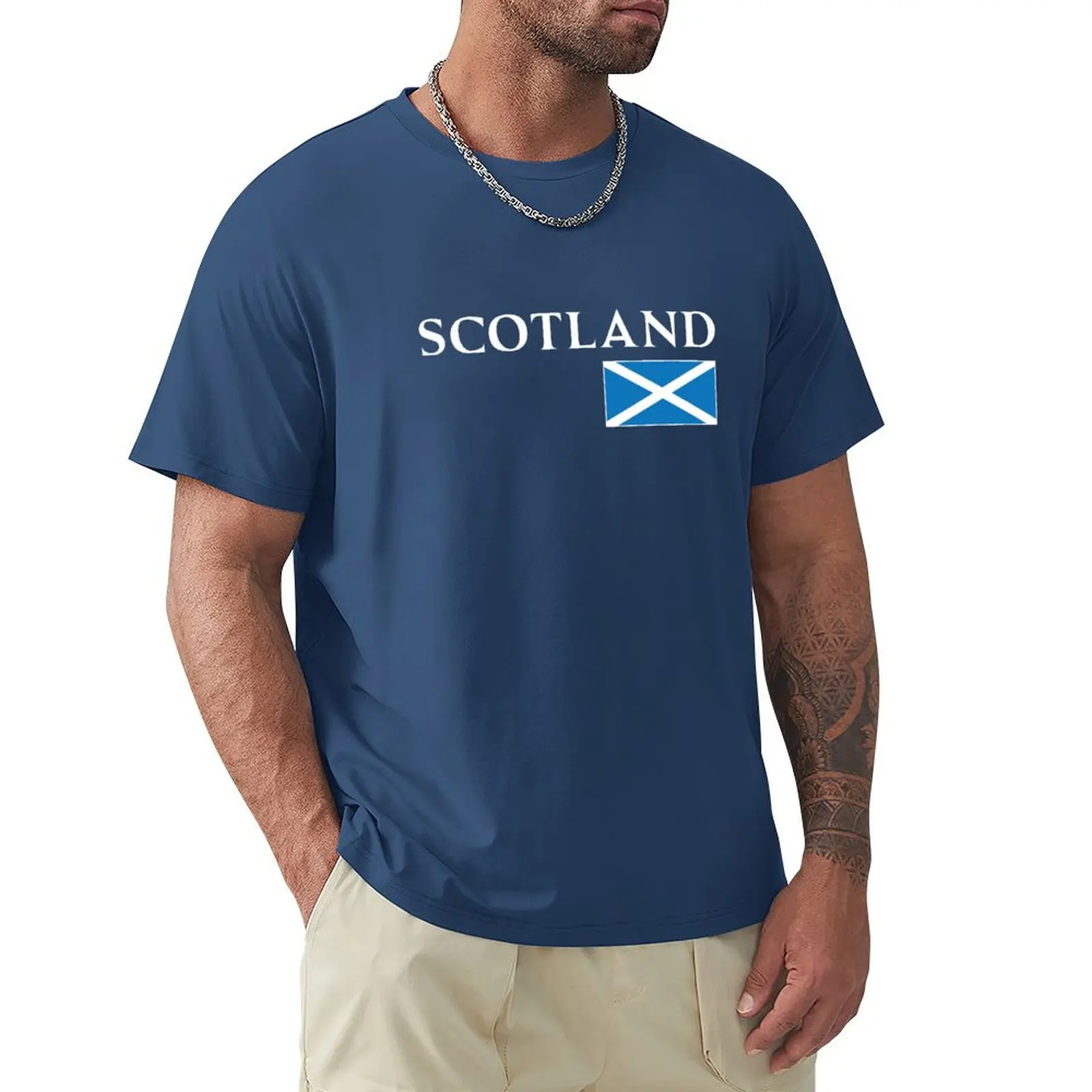 

Scotland lion and Flag, Scottish Merch T-Shirt customs Aesthetic clothing Blouse oversizeds plain black t shirts men