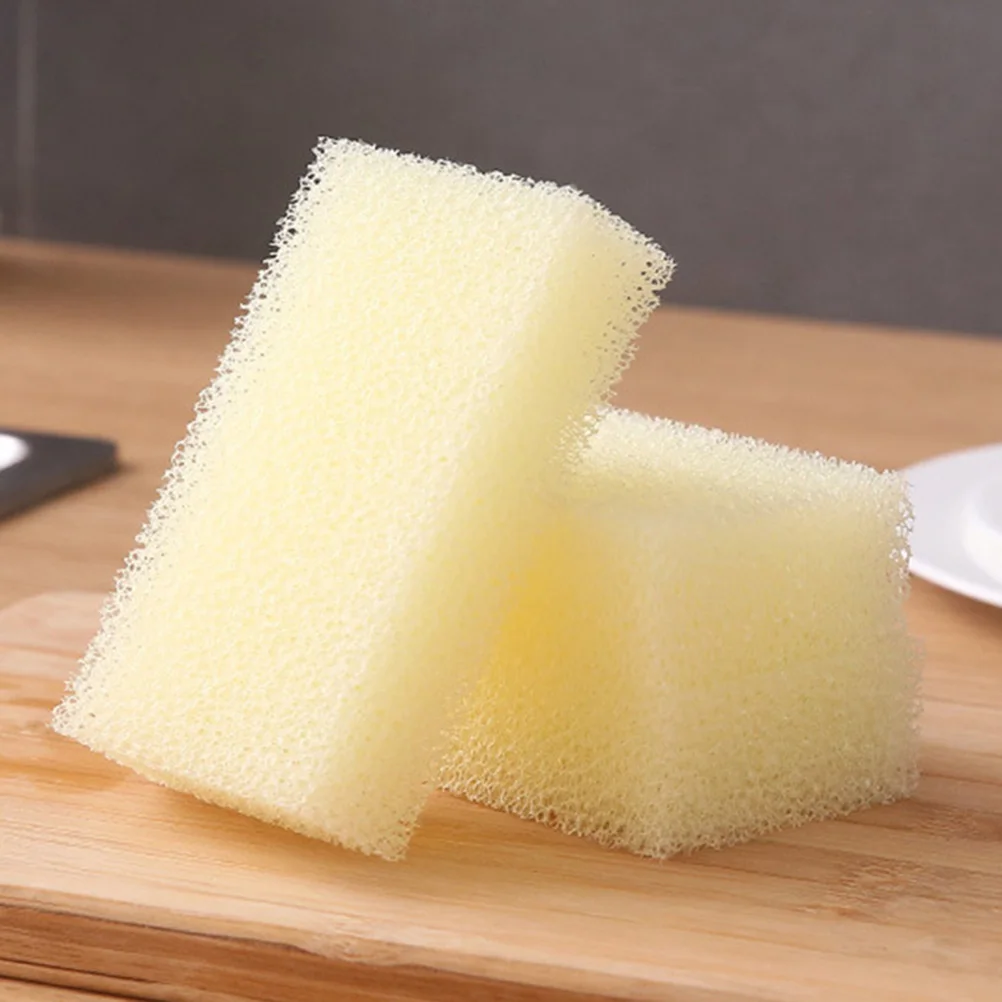 

2pc Cleaning Brush Sponge Strong Decontamination Water Absorption Kitchen Bathroom Tile Windows Comfortable Grip