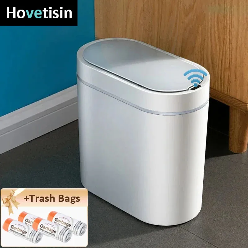 7L 9L Smart Bathroom Trash Can Sensor Garbage Bin for Kitchen Recycle Bin Automatic Wastebin Home Litter bins Wastebasket