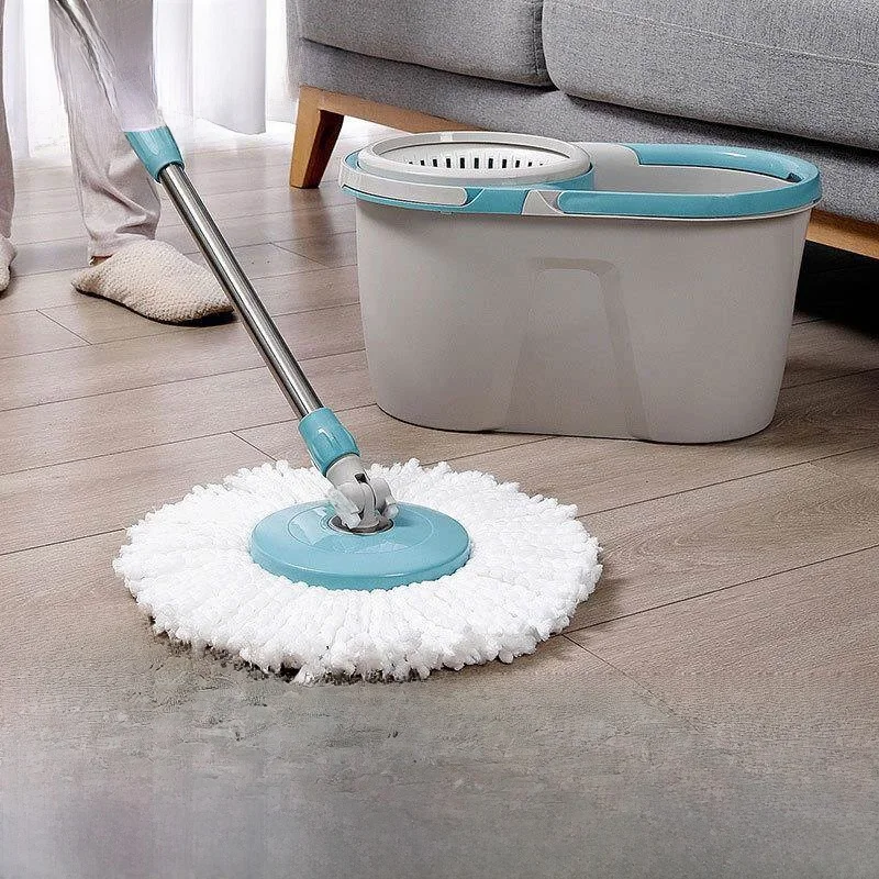

Automatic Wringing Broomless Rotating Mop Bucket Home Use Floor Cleaning Tool Hand-Free Dewatering Mop for Easy Household Cle...