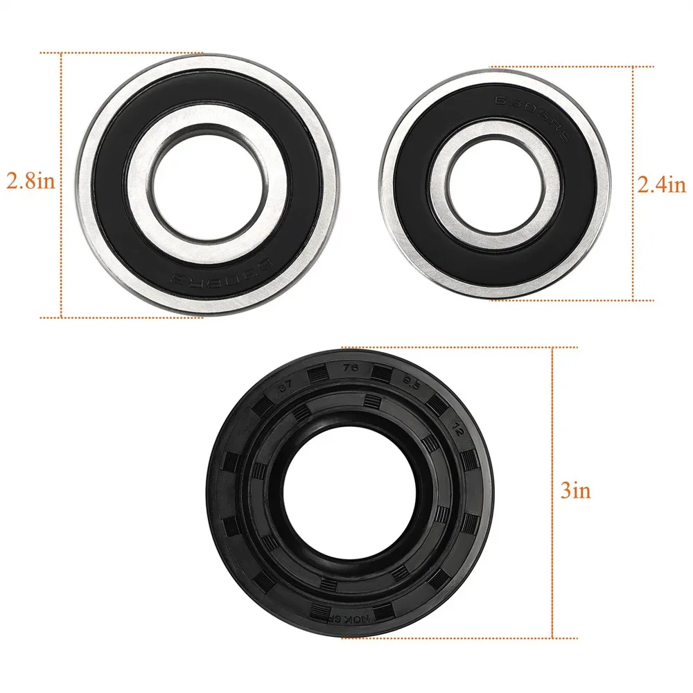 for LG & Kenmore Replace for 4036ER2004A 4280FR4048L 4280FR4048E MAP61913707 4036ER4001B Front Load Washer Tub Bearings Seal Kit