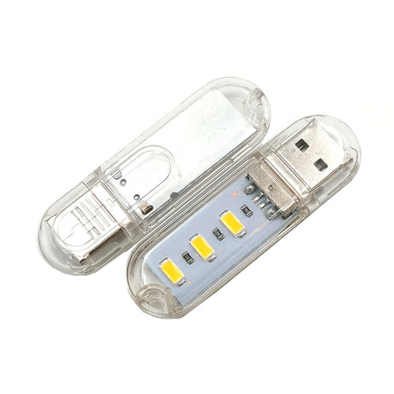 

5V USB Night Light LED Lamp Computer Mobile Power Charging Reading Light Mini Book Lamps Bedroom Desk Nightlight Lighting