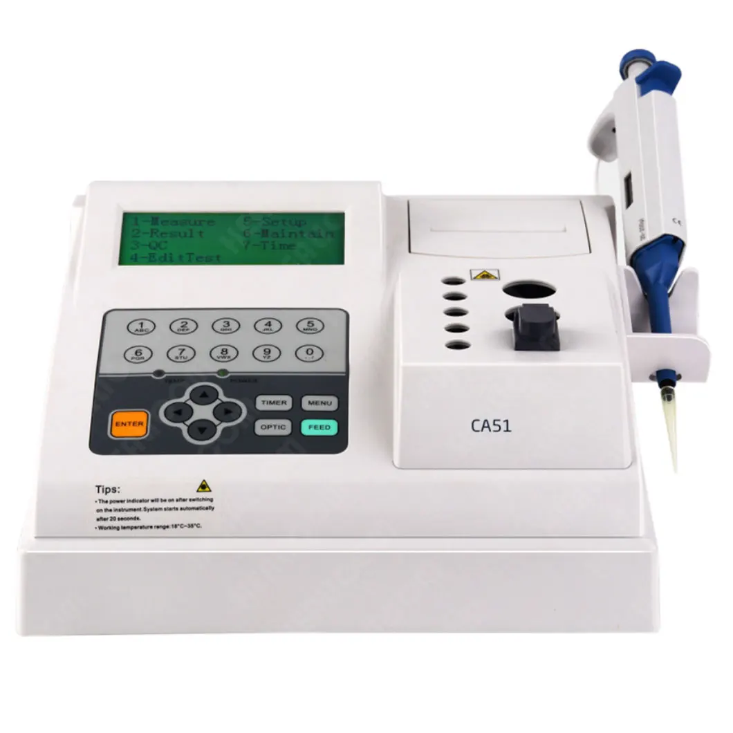 Medical Laboratory Equipment Single Channel Automatic Coagulation Analyze/Coagulation Analyzer Blood