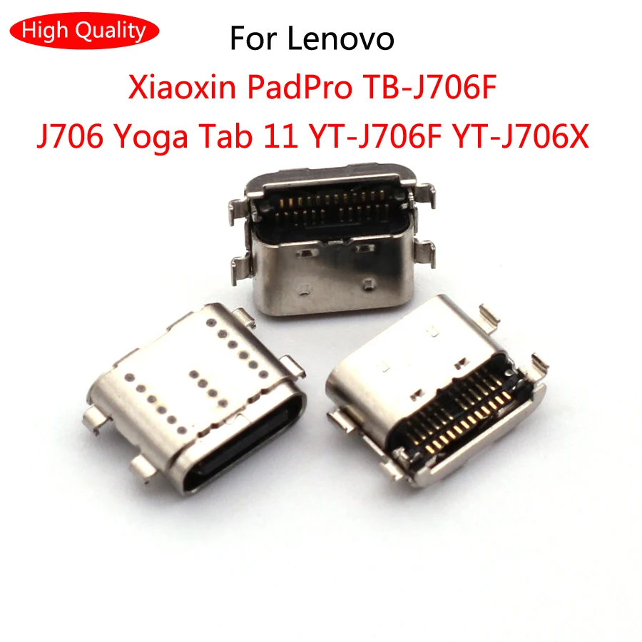 10Pcs Charging Dock Port Connector USB Charger Plug Jack For Lenovo Xiaoxin PadPro TB-J706F J706 Yoga Tab 11 YT-J706F YT-J706X