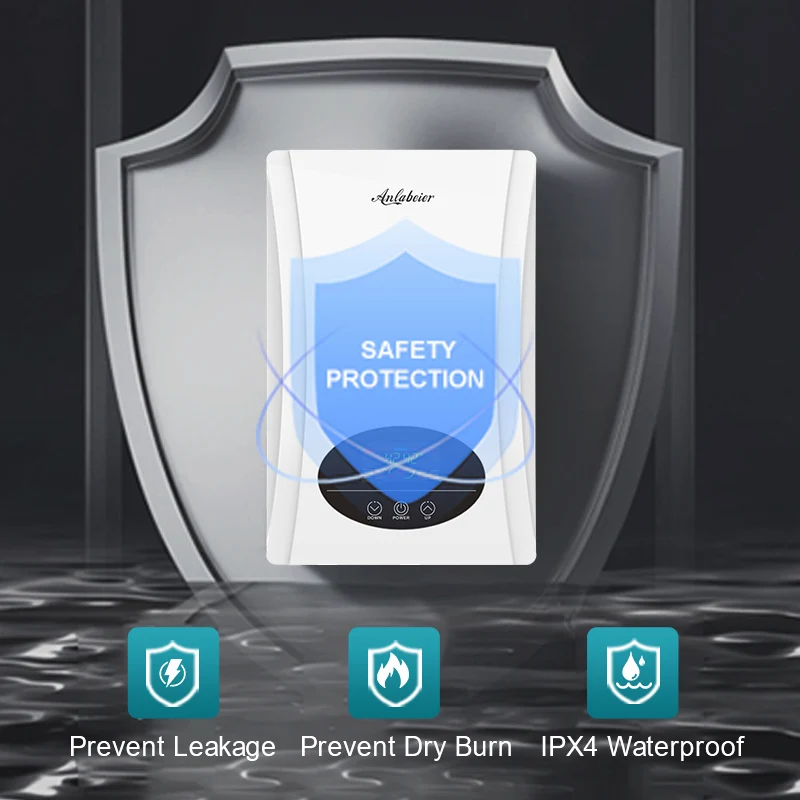 8kw سخان مياه كهربي فوري 220 فولت 380 فولت حار صغير ذكي ترموستات سخان مياه المرجل للمنزل