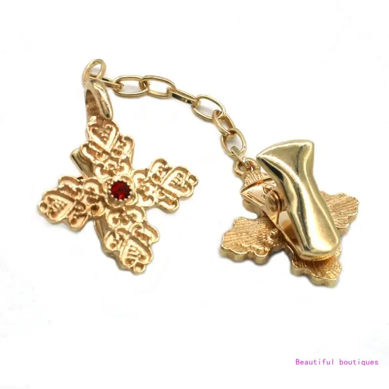 Sweater Clip and Scarf Clip, Vintage Dress Clips Back Cinches Clip for Clothing, Shawl Clasps,Fasteners Buckle DropShip view 2