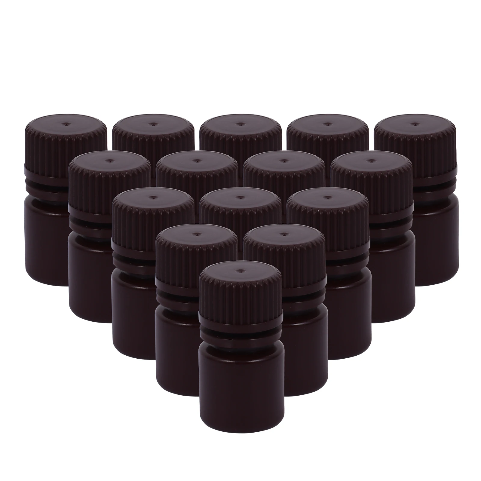 20Pcs 8ml Reagent Bottles Durable Pe Material Portable Lab Containers High Quality Smooth Edges Easy Storage Reagent Bottles