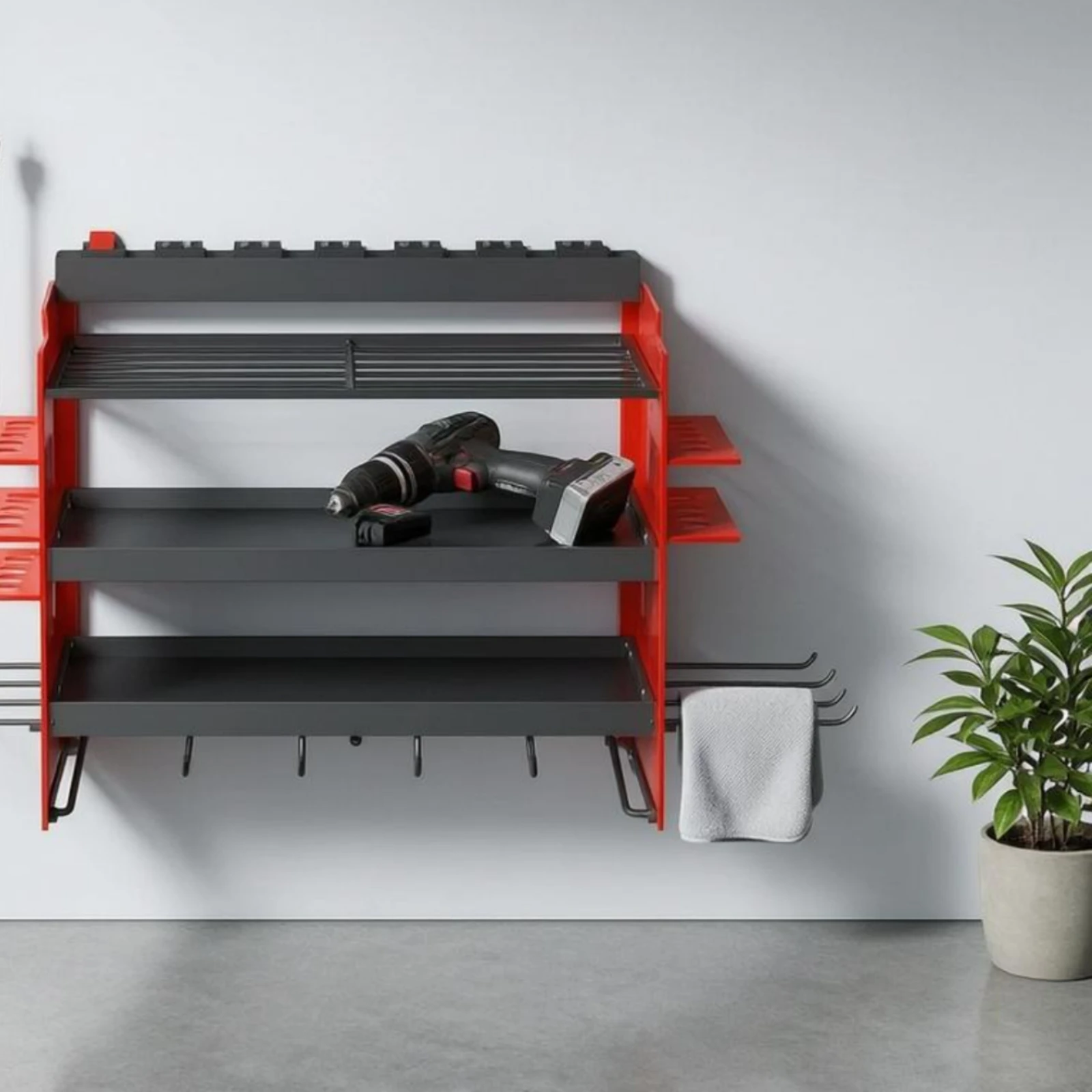 Güç Şeridi Alet Rafı Toz Boyal - Power Tools Rack incelemesi ve fiyatı