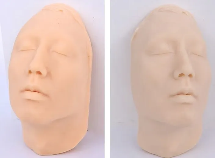 الجراحية الجلد خياطة أنثى رئيس نموذج الحياة حجم سيليكون نحت الوجه حقن البلاستيك عارضة أزياء التدريب