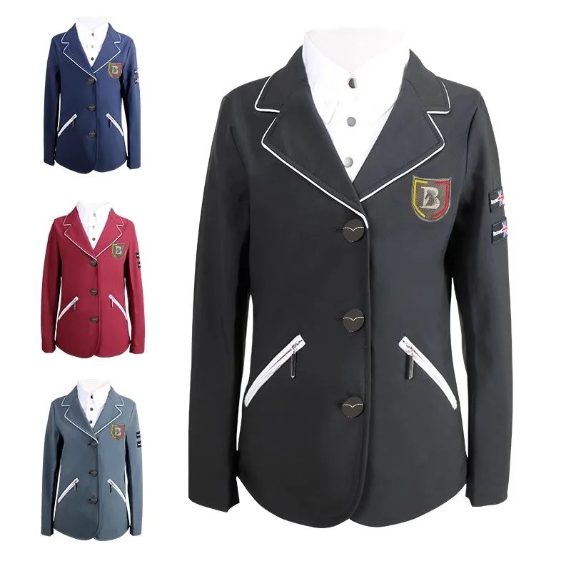 승마 상의, 어린이 승마 재킷, 퍼포먼스 슈트, 장애물 승마복, 대회복, 기사복, 승마복