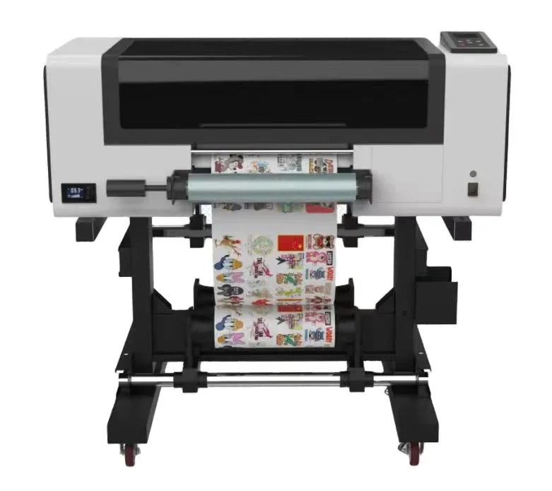 New UV DTF Film Printers with Crystal Sticker And Varnish printing function A3 Printing Machine For Small Business