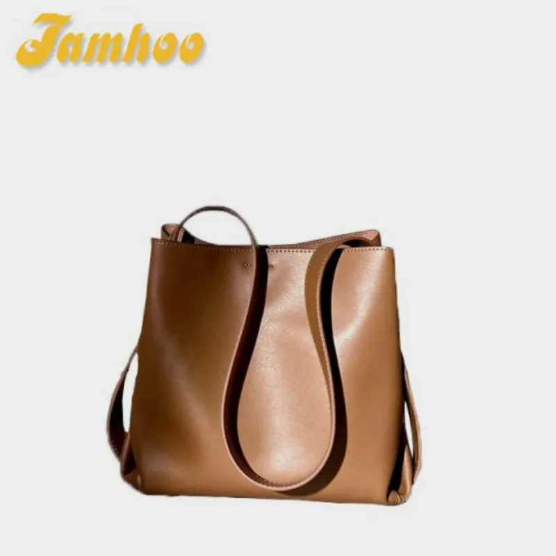 

Jamhoo Casual Tote Bags Soft Leather Shoulder Bags for Women Fashion Female Travel Bag Designer Luxury Lady Underarm Bags Hobo