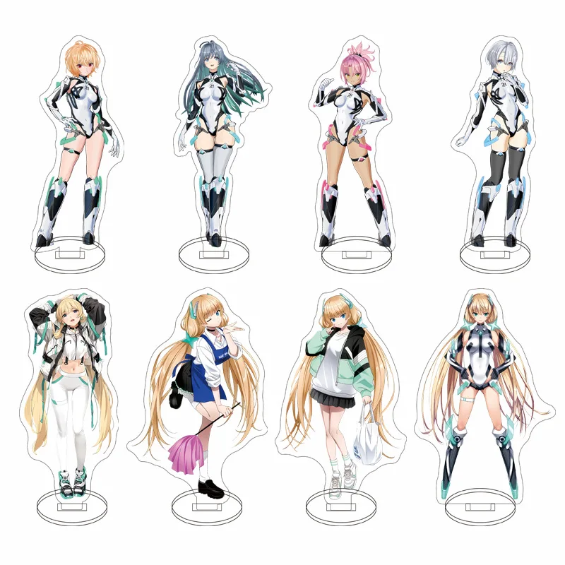 Expelled from Paradise Acrylic Keychain Stand Model Plate Decoration Desk Figure Display Friends Gift Cartoon Prime Products