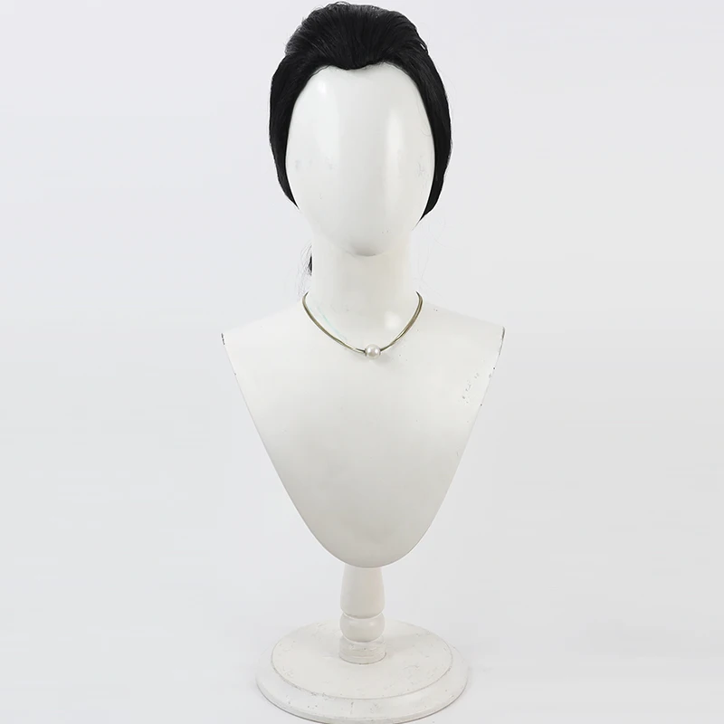 Gaston Cosplay Pruik Halloween Party Prop Synthetisch haar Hittebestendige vezel + Pruikdop