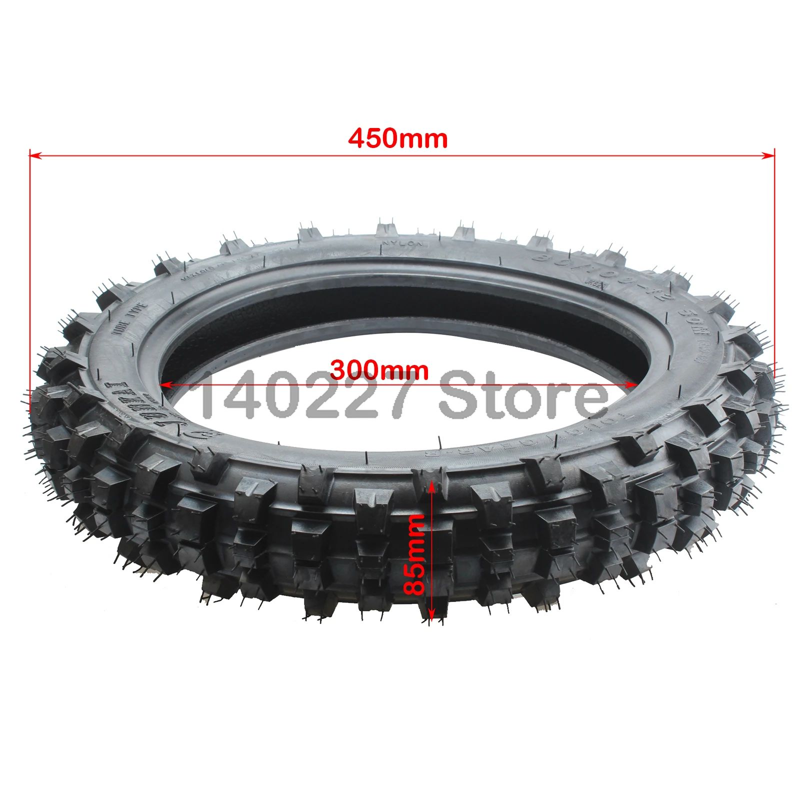 Off road motorcycle XR50 70 CRF70 Apollo High Race 3.00-12 80/100-12 inner and outer tires