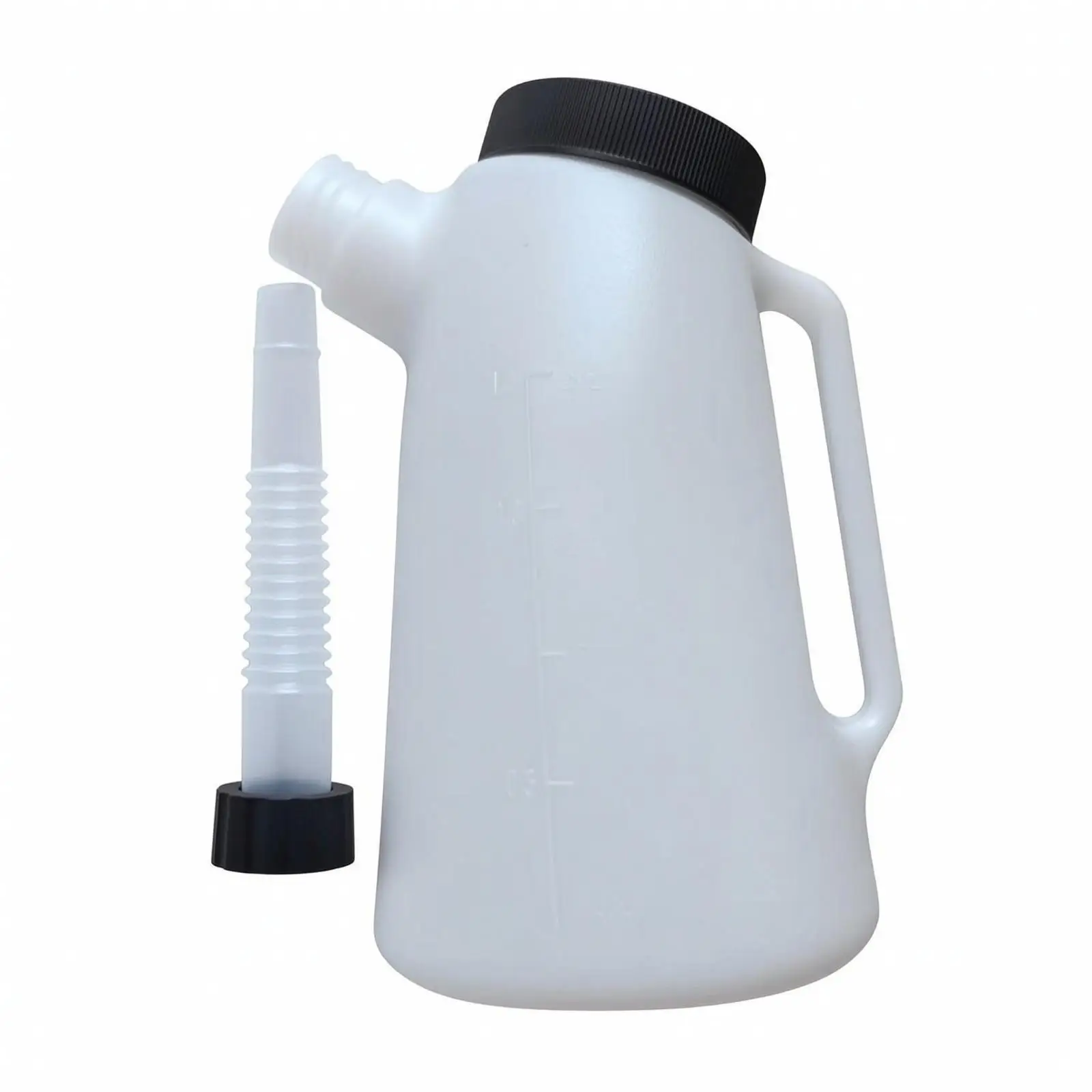 Oil Dispensing Can Screw Cap Oil Can with Flexible Spout Simple Dispensing for Workshop Maintenance, Machinery Lubrication,