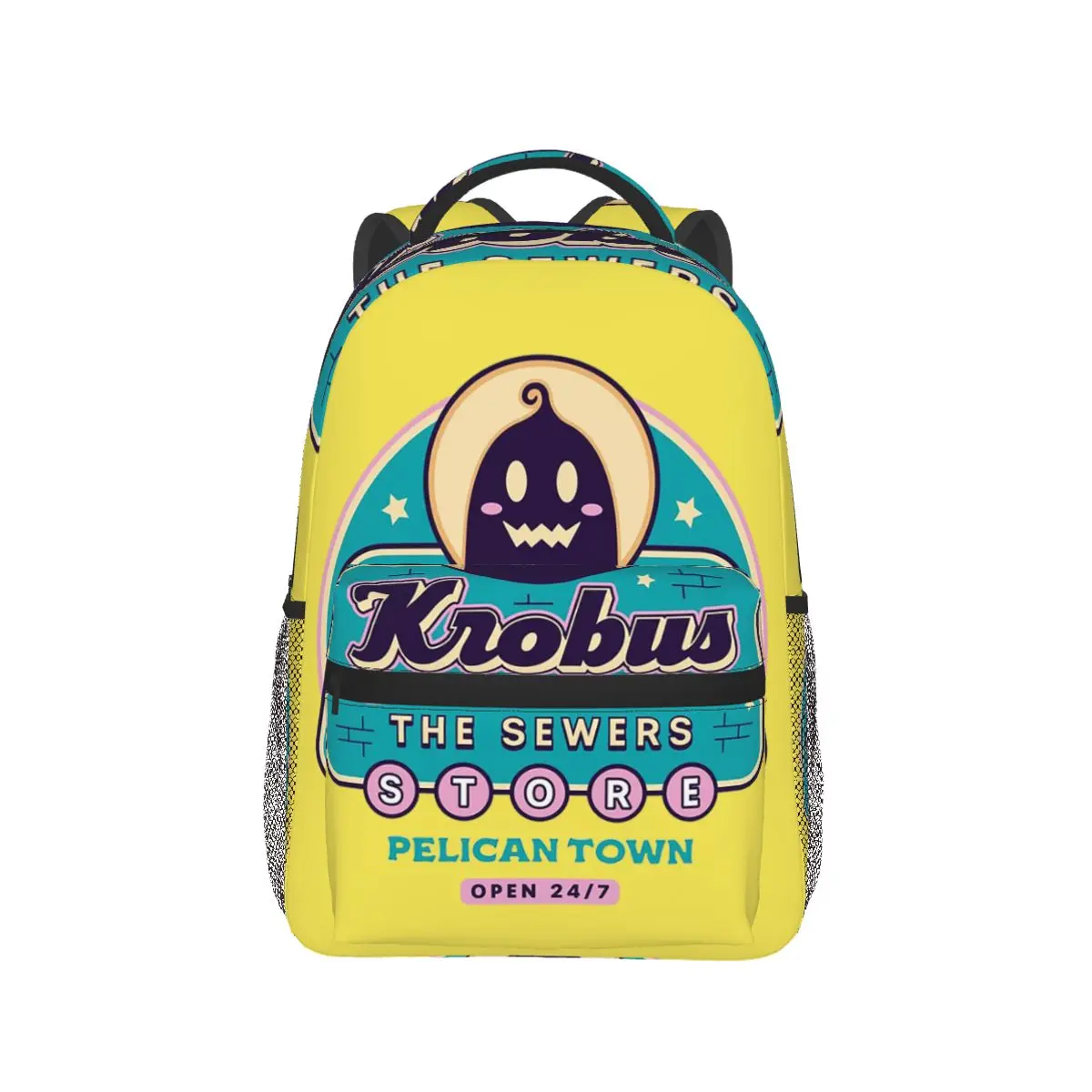 

Krobus The Sewers Merchant Stardew Valley рюкзак Лидер продаж рюкзак для мальчиков и девочек сумка для книг школьная сумка сумки на плечо для мужчин и женщин