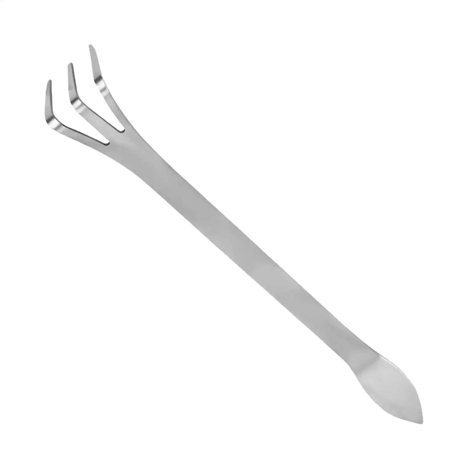 Stainless Steel Bonsai Rake 3-Prong Bonsai Rake Double-Head Soil Loosening Tools Gardening Supplies For Cultivation Maintenance