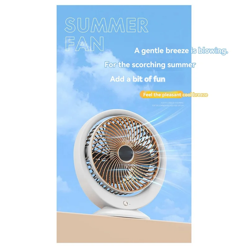 A91P Portable Small Fan Desktop USB Fan Home Dormitory High Wind Power