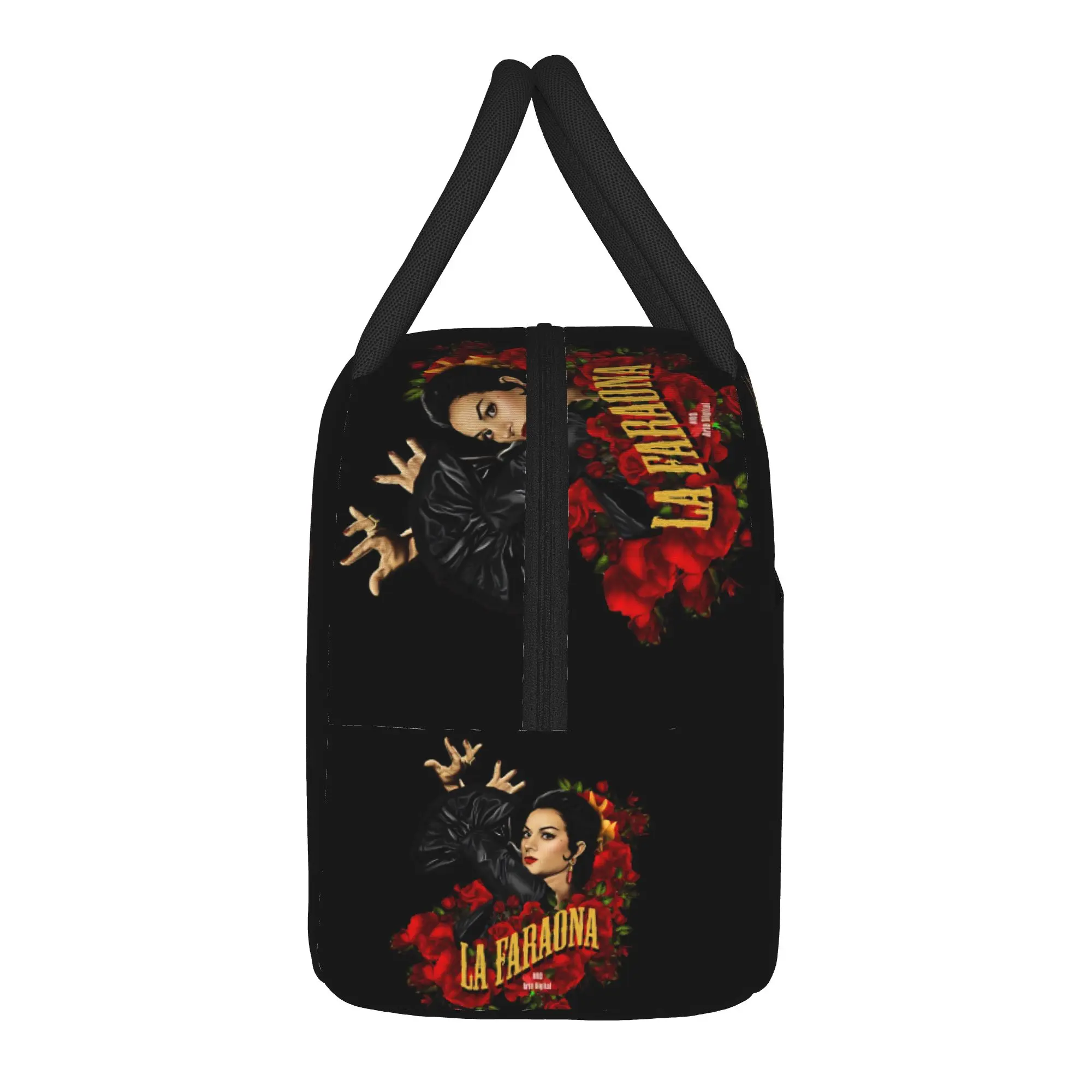 Lola Flores Spanish Dancer Lunch Bag School Lunch Box For Girls Fashion Designer Thermal Lunch Bags Oxford Portable Cooler Bag