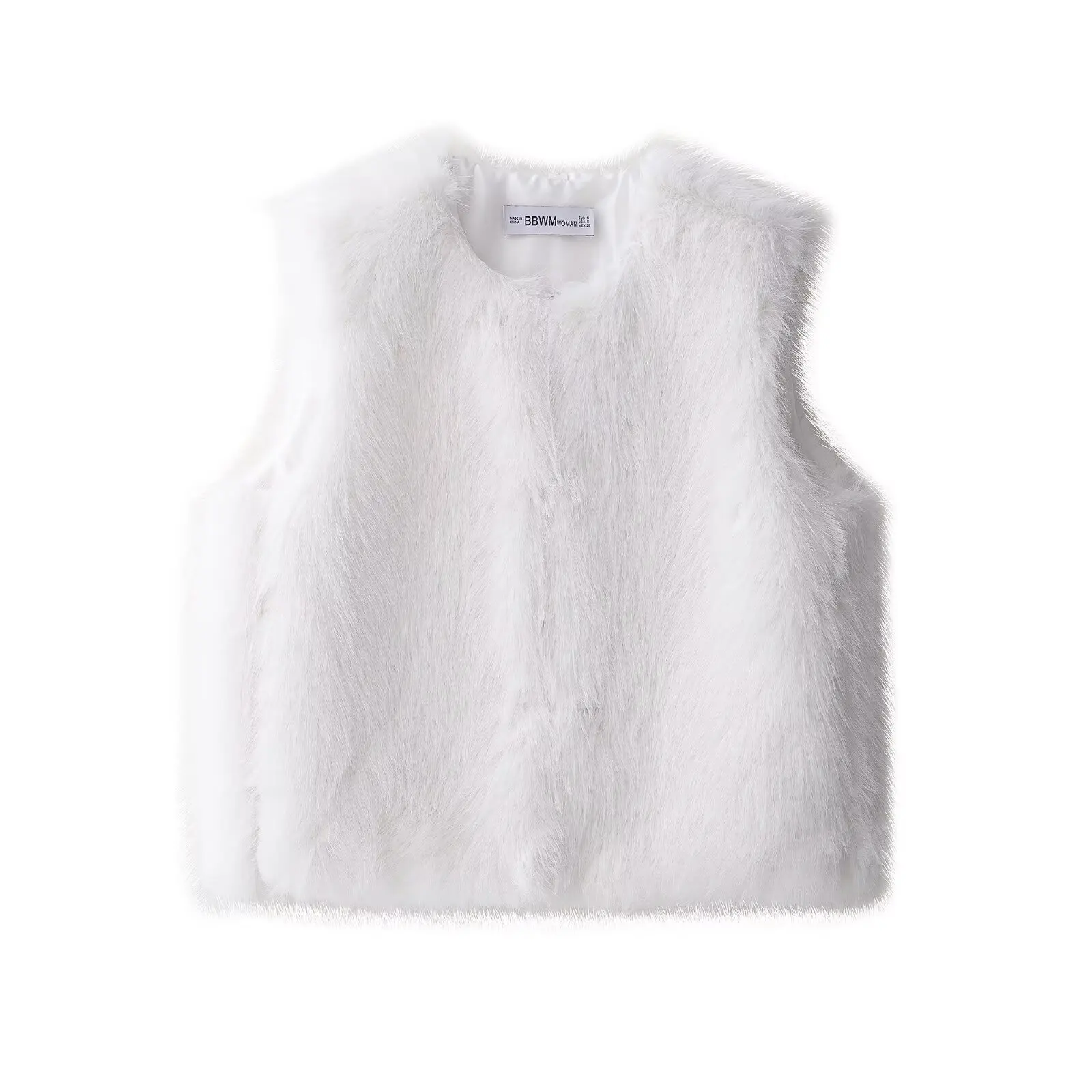 

Women's Vest 2025 Fall/Winter New Arrival Women's Fashion Trend Faux Fur Effect Vest