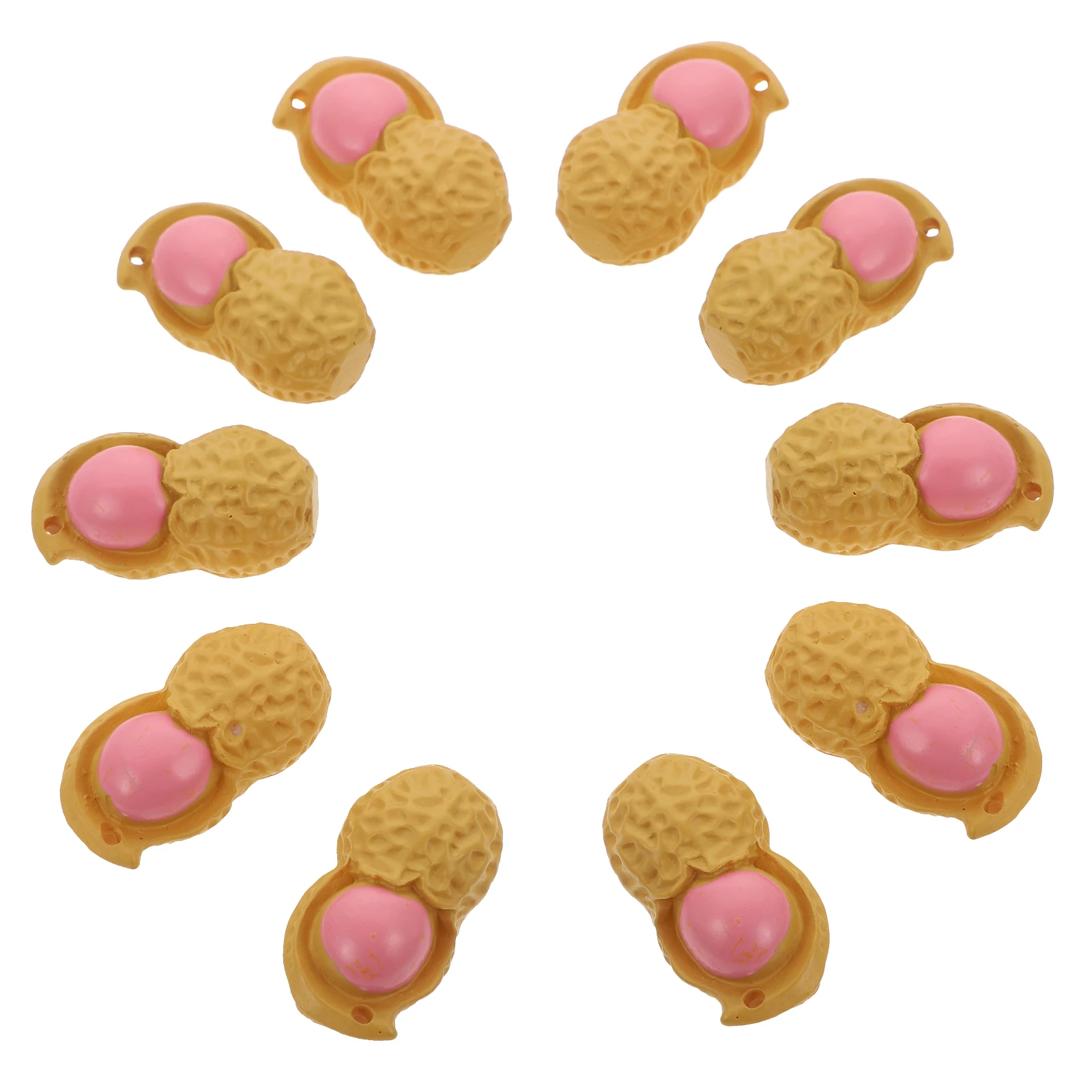 

Creative Peanut Pendants Peanut Keyrings Lightweight Durable Stylish Jewelry Making Accessories Bag naments Decor