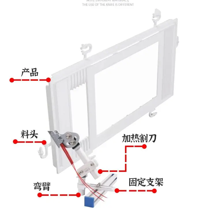 Robotic Arm Feating Cutting Blade Injection Molding Plastic Industrial Deburring Trimming Tool  GT-BH2060