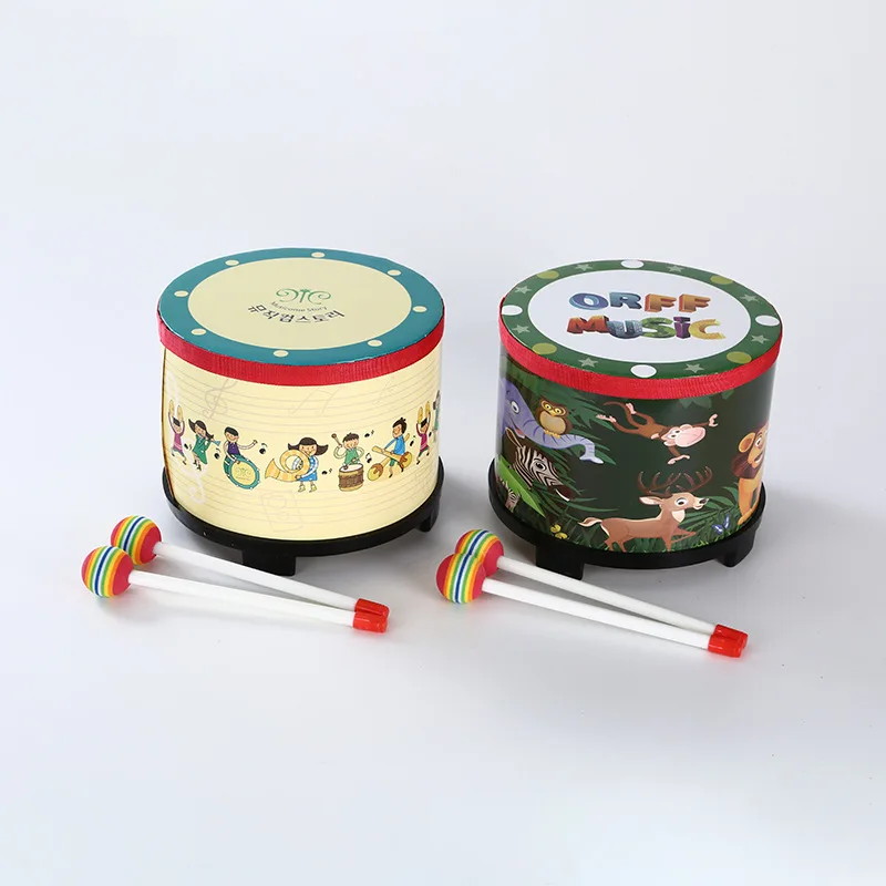 

Korean Ground Drum Percussion Rhythm Percussion Instrument Plastic Colorful Children's Handdrum