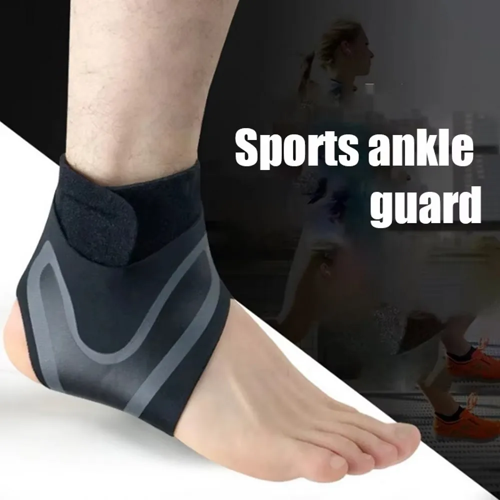 1PC Sport Ankle Adjustable Compression Ankle Sleeve Elastic Ankle Brace Guard Foot Anti-Sprain Support Heel Protective Strap