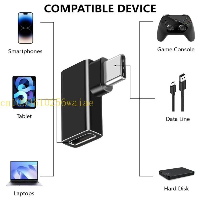 652F USB C Adapters TypeC Male to Female Adapters Extenders Support 240W Fast Charging 40Gbps Data 8K@60Hz VideoOutput