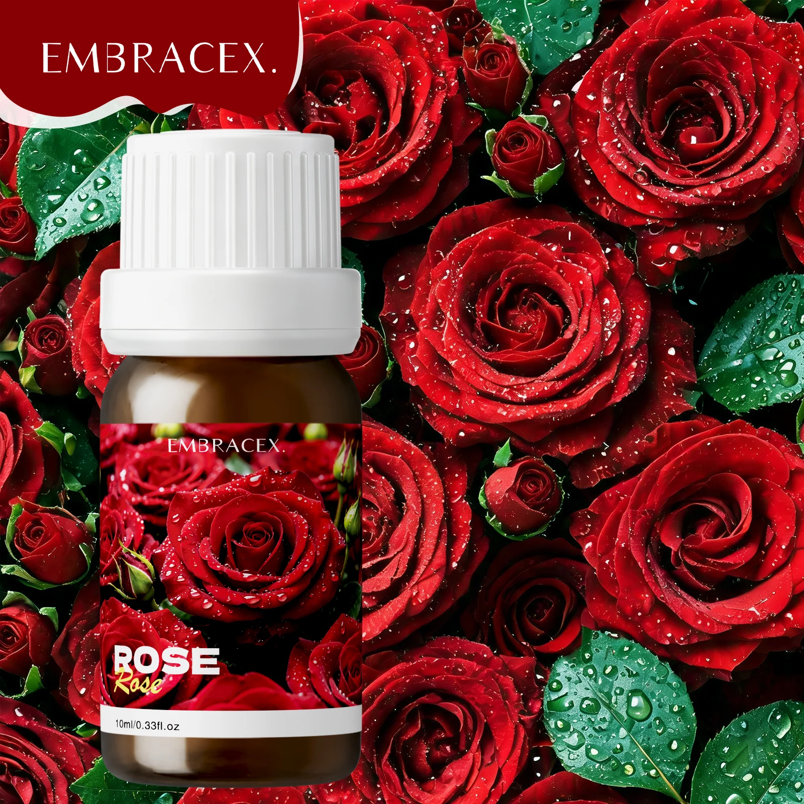 10ml Rose Plant Essential Oil For Diffusers For Candle Making Humidifier Diffuser Gift Pure Plant Essential Oil Gift