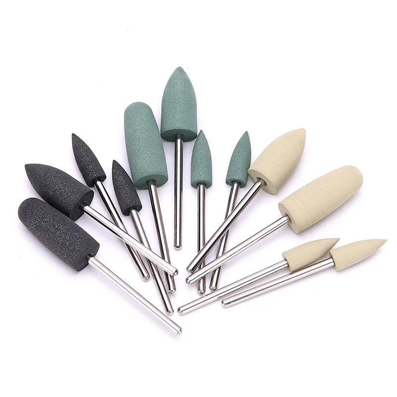 

Dental Resin Base Acrylic Polishing Burs Kits Dentistry Handpiece Ceramic Denture Drill False Teeth Polisher Head Dentist Tools