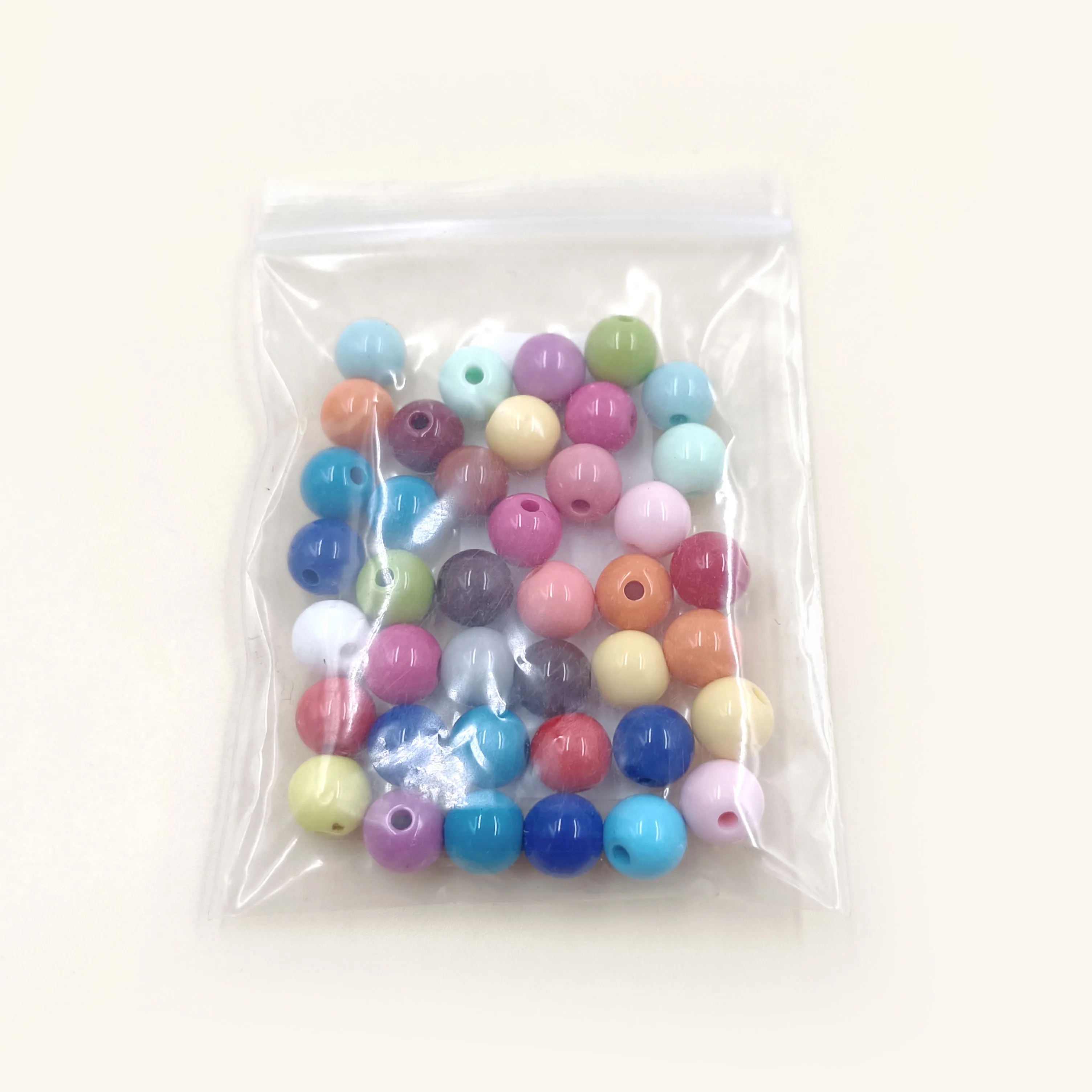 20Pcs/set 10mm Solid color Acrylic Loose Beads DIY For Jewelry Making Necklace Bracelet Pendant Wholesale