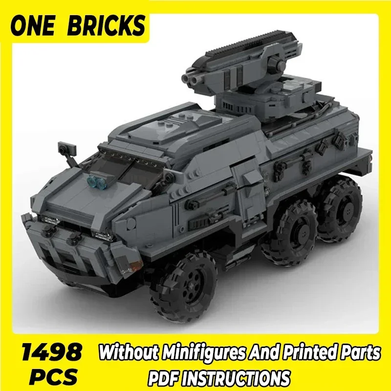 Moc Building Bricks Military Model Futuristic APC Radio Controlled Technology Modular Blocks Gift Christmas Toy DIY Set Assembly