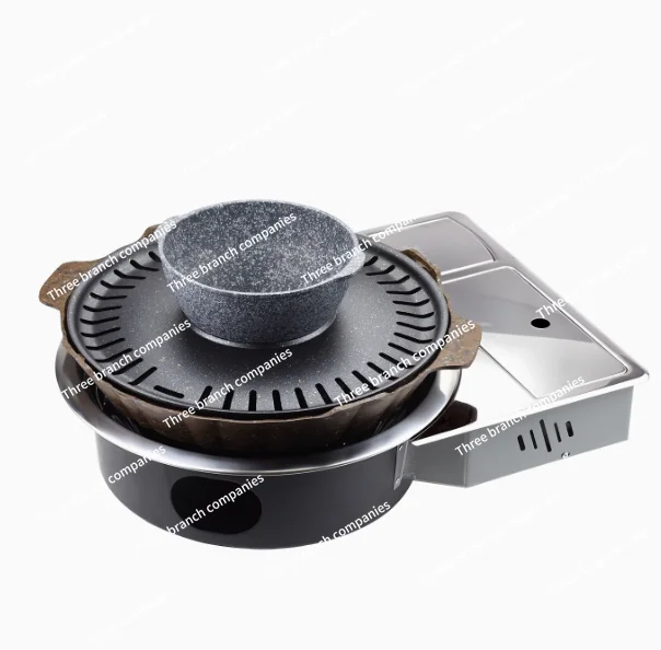 

Commercial Desktop Embedded Bbq Gas Grill Smokeless Indoor Outdoor Stainless Steel Barbecue Gas Grill For Restaurant