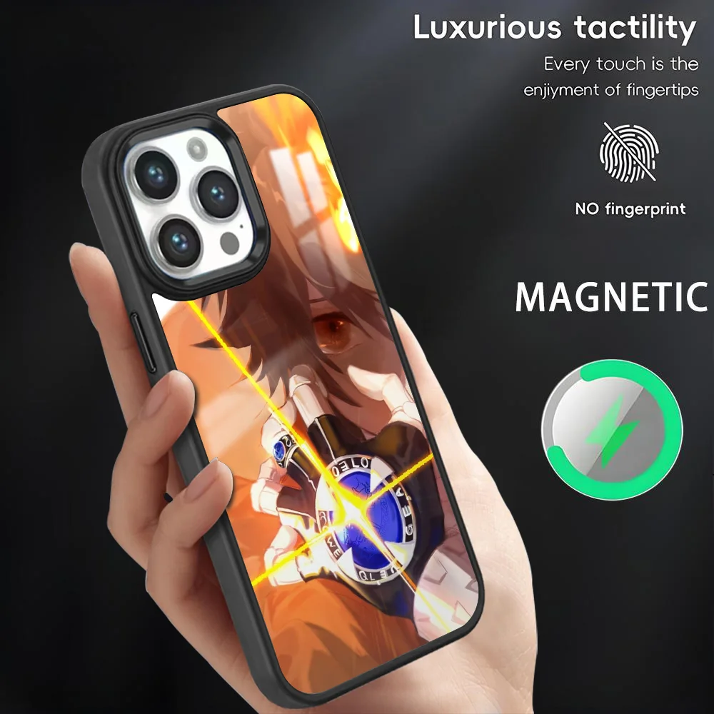 

K-Katekyo Hitman Reborn Phone Case For iPhone 16 15 14 13 12 11 Pro Max Plus Mini Magsafe Magnetic Wireless Charging PC Cover