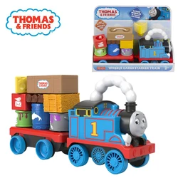 Thomas e amigos Wobble Cargo Stacker, motor de trem push-along com blocos de empilhamento, jogo de empilhamento infantil, brinquedos, presentes