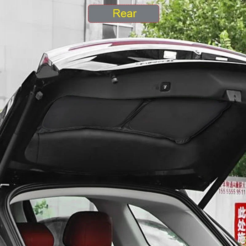 

Автомобильный черный анти-УФ-тепляционный солнцезащитный козырек для конфиденциальности окон для LINCOLN NAUTILUS 2019-настоящее время, автозащитный чехол, аксессуары