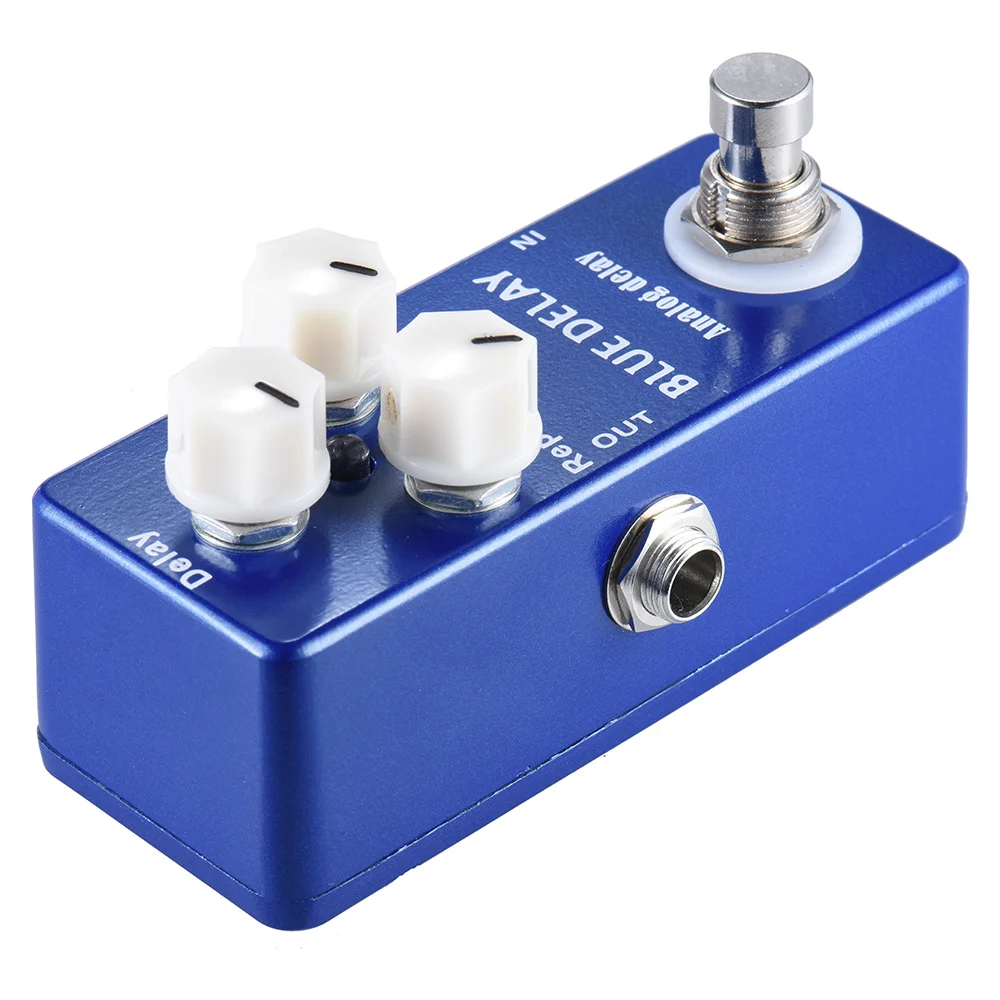 MOSKY Deep Blue Delay Mini Guitar Effect Pedal True Bypass Mini Single Guitar Effect Pedal Effects Processors True Bypass Guitar