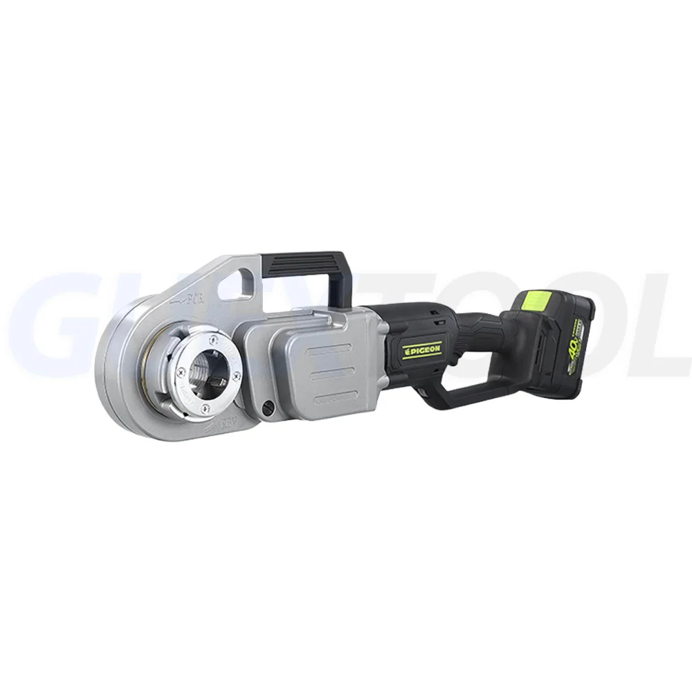 40V 4.0Ah Brushless Cordless Pipe Threader, Lithium‑ion Electric Steel Pipe Tapping Machine, Max 1 Inch Diameter