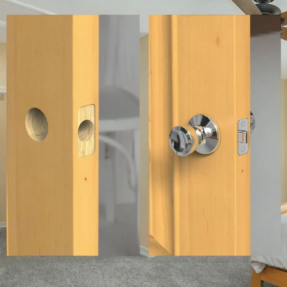 Mortise Door Lock Installation Tool Woodworking Chisel Guide Slotting Locator Cutter Precise Carpentry Hardware Jig