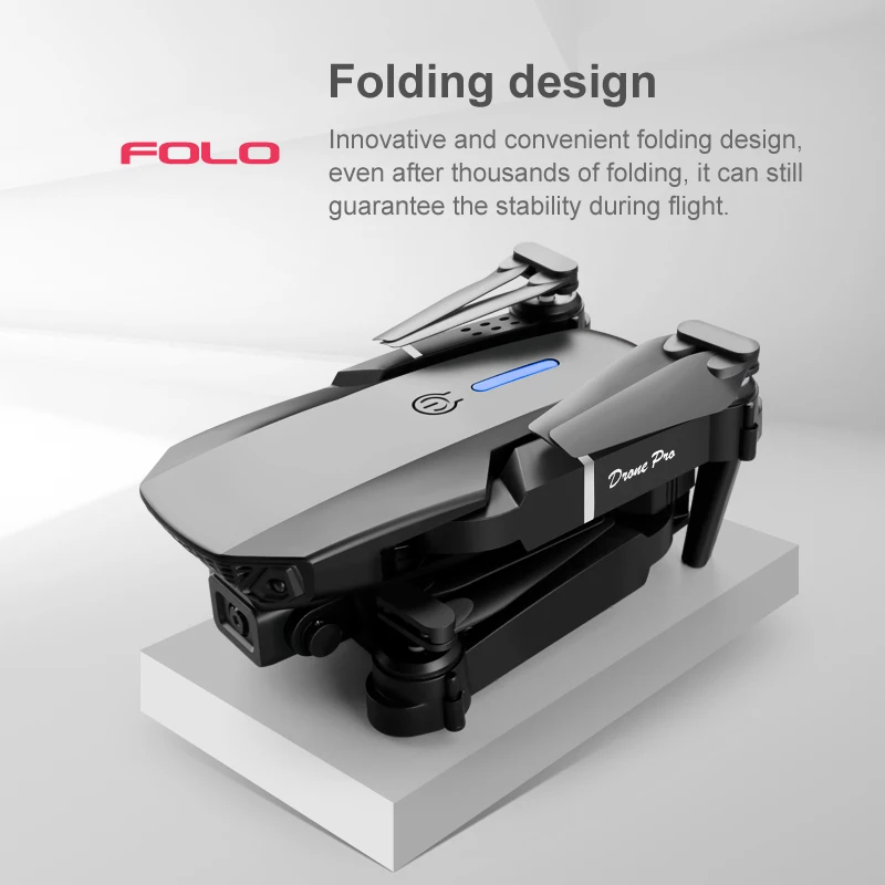 Brushless Motor Foldable Drone Optical Flow Drone 360° Rolling Trajectory Flight Headless Mode Speed Adjustment APP Control Drone - view 7