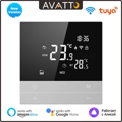 AVATTO Tuya WiFi Smart Thermostat，Electric Floor/Heating Water/Gas Boiler Controller Works With Google Home, Alexa, Alice