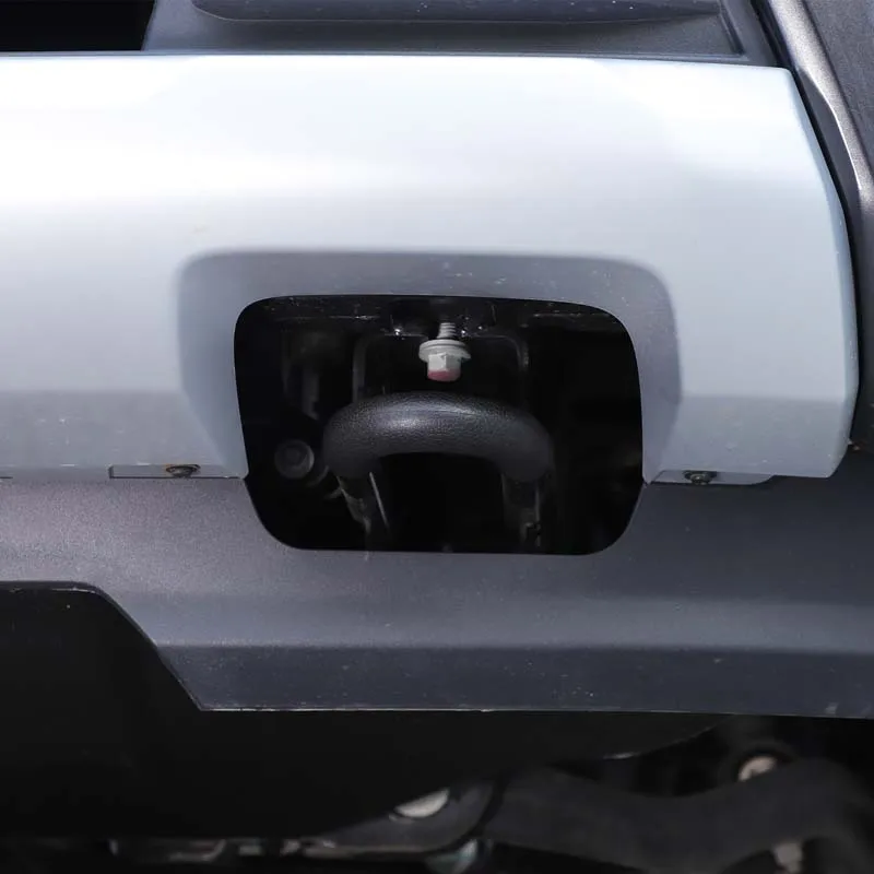 

Для Ford Ranger T9 2023-2026: Защитная накладка на передний буксировочный крюк из TPE, черная, аксессуар для автомобиля